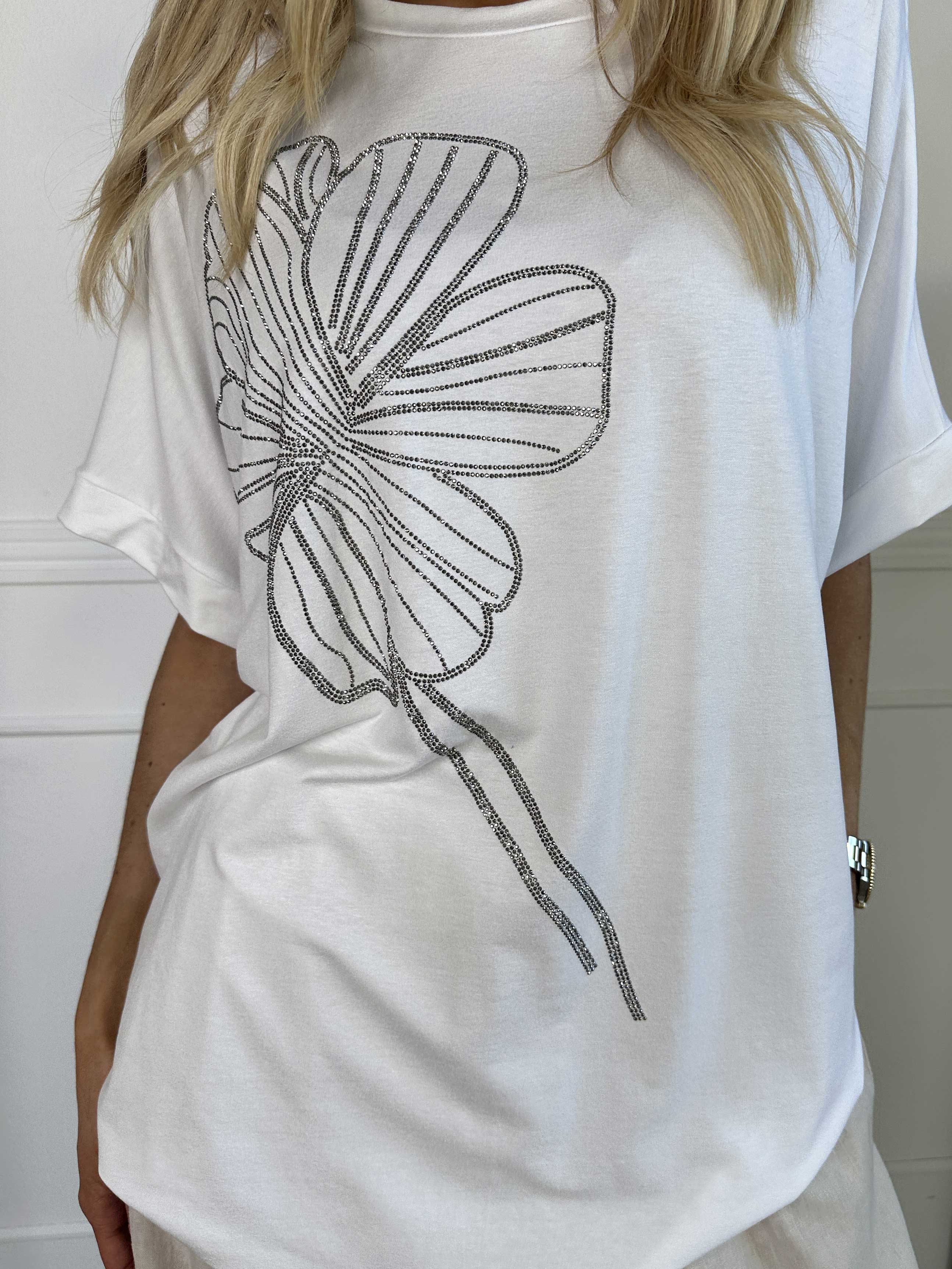 Reece - Mjuk t-shirt i viskos med similisten